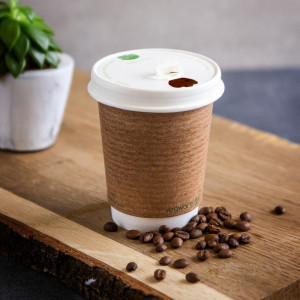 Vegware Series 89 hot cup lids - Pack of 1000