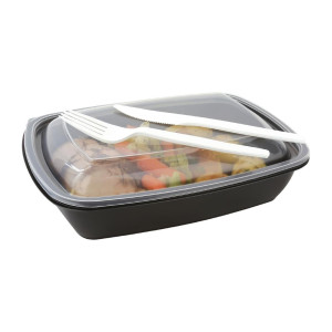 Voedselbakjes 900ml rechthoekig - Set van 300