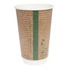 Bekers voor warme dranken Dubbelwandig Composteerbaar 455 ml - Set van 500 door Vegware