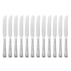 Full Handle Kings Dessert Knife - Set of 12 by Olympia - Quality and elegance for your desserts