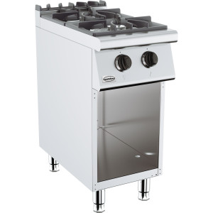 Professionele Fornuis 700 op Gas - 2 Branders - CombiSteel