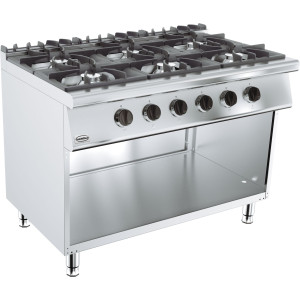 Professional Gas Range 700 - 6 Burners - CombiSteel