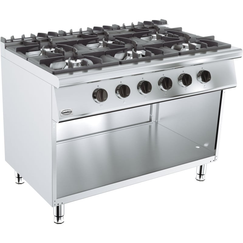 Professional Gas Range 700 - 6 Burners - CombiSteel Professional Gas Range 700 - 6 Burners - CombiSteel