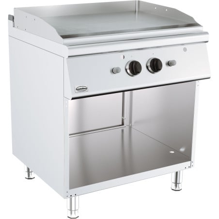Plancha op Gas Chroom op Kast - Serie 700 - 800 mm - CombiSteel