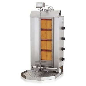 Gas Kebab Grill - 4 Verwarmingszones - CombiSteel