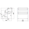 Broodmand 3 planken GN 1/1 - L 620 x D 335 mm - CombiSteel