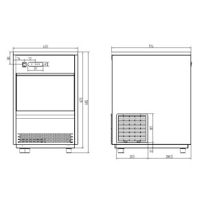 IJsmachine - 26 kg / 24 u - CombiSteel