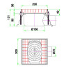 Gotegoot - 200 x 200 mm - CombiSteel