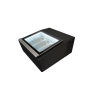 Black Countertop Ice Cream Display Freezer - Static - 3 x 5 L - CombiSteel