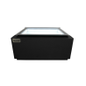 Black Countertop Ice Cream Display - Static - 3 x 5 L - Customer Side - CombiSteel