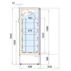 Armoire Réfrigérée Négative - Marin Ventilé - 353 L - CombiSteel