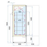 Armoire Réfrigérée Négative - Marin Ventilé - 353 L - CombiSteel