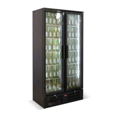 Black High Refrigerated Back Bar - 458 L - CombiSteel