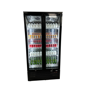 Black High Refrigerated Back Bar - 458 L - CombiSteel