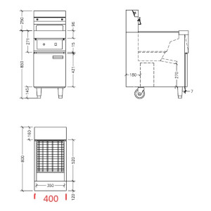 Fryer on Electric Chest - 25 L - CombiSteel