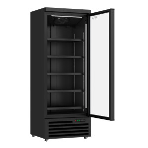 Vitrine Réfrigérée Positive 1 Porte Noire - 600 L | CombiSteel