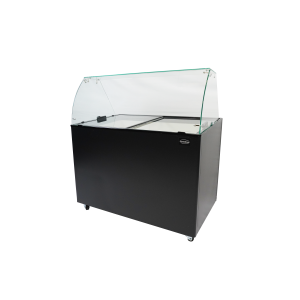 Black Ice Cream Display Case - 8 x 5 L | CombiSteel | Catering Equipment