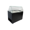 Black Ice Cream Display Case - 8 x 5 L | CombiSteel | Catering Equipment