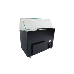 Black Ice Cream Display Case - 8 x 5 L | CombiSteel | Catering Equipment