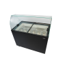 Black Ice Cream Display Case - 8 x 5 L | CombiSteel | Catering Equipment