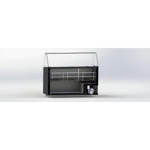 Black Ice Cream Display Case - Optimal storage for 10 x 5 L - Brand CombiSteel