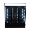 Vitrine Réfrigérée à Boissons 3 Portes Noir 1065 L CombiSteel