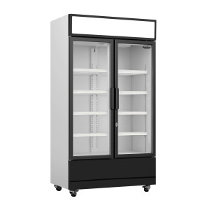 Refrigerated Display Case for Drinks 2 Glass Doors 670 L CombiSteel - Professional Refrigerated Cabinet