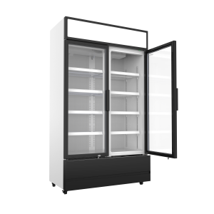 Koelvitrine voor Dranken 2 Glazen Deuren 670 L CombiSteel - Professionele Koelkast