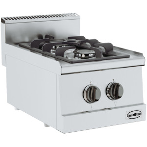 Inbouwfornuis 600 2 branders CombiSteel - Professioneel koken