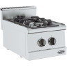Vrijstaande Fornuis 600 2 Branders CombiSteel - Professionele Koken