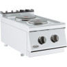 Countertop Electric Stove 700 with 2 Plates - CombiSteel professional