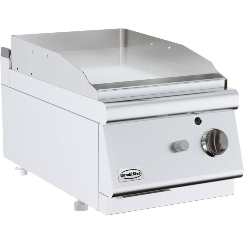 Plaque à Grill Gaz Chrome Lisse 6500 W - Cuisine professionnelle CombiSteel