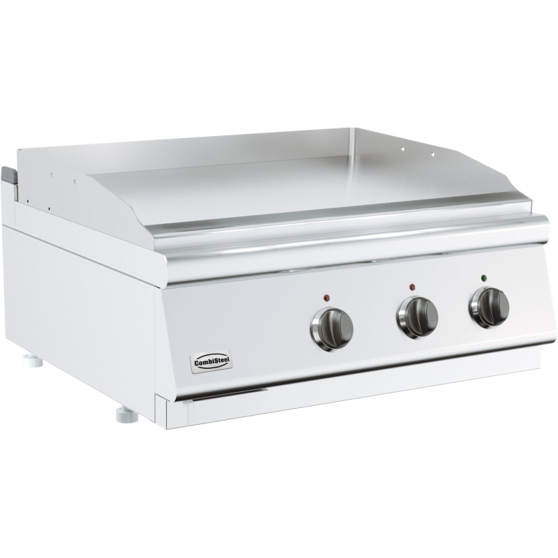 CombiSteel 7200W grillplaat met glad oppervlak