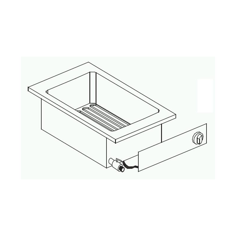 Drop-In Electric Fryer - 10 L - CombiSteel