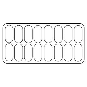 Vitrine für Eis Millenium - 16 x 5 L - CombiSteel