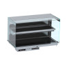 Cubical Drop-In Heated Display with Vitroceramic Plate - L 1440 x D 720 mm - CombiSteel