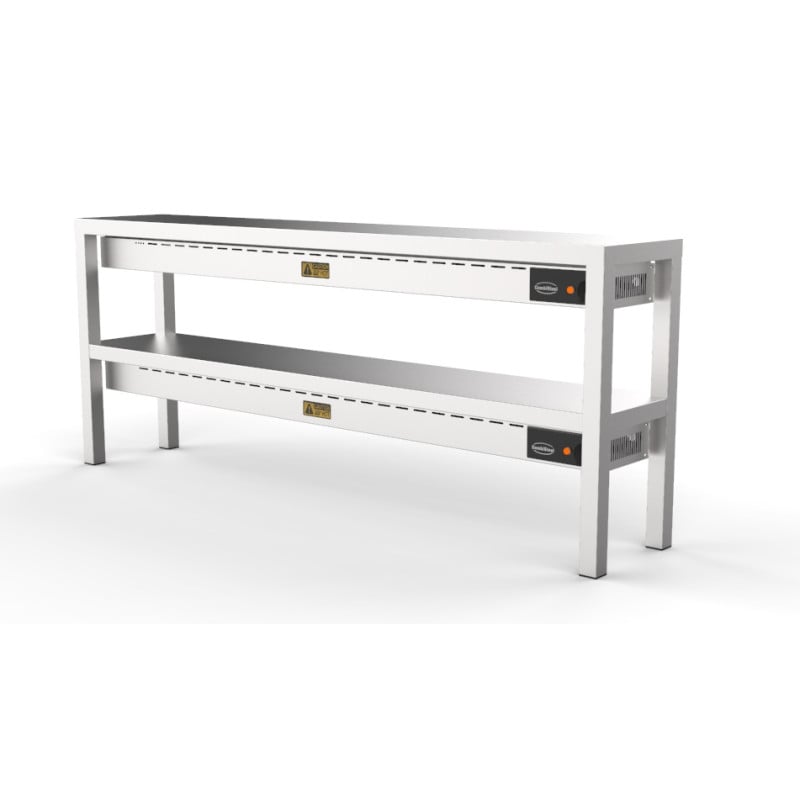 Ceramic Warming Shelf 2 Levels CombiSteel - L 2000 x D 300 mm