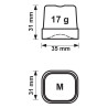 Ijsblokjesmachine - 47 Kg/24u - CombiSteel