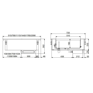 Bain-Marie Drop-In met Handmatige Waterbijvulling - GN 1/1 - CombiSteel