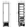 Black Negative Refrigerated Cabinet - CombiSteel - Optimal Cooling Performance