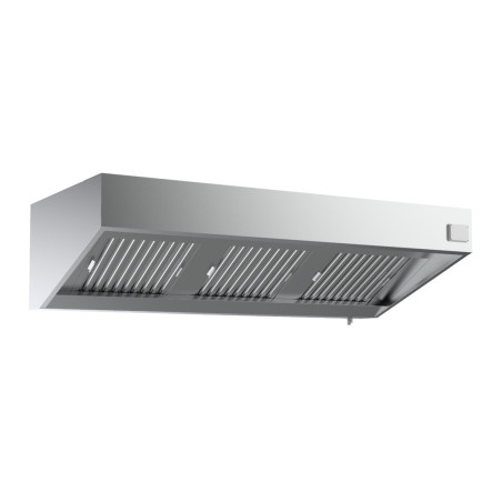 Complete Wall Hood - 2400 mm - With Motor, LED, and Dimmer - CombiSteel