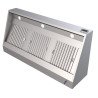 Complete Wall Hood - 2400 mm - With Motor, LED, and Dimmer - CombiSteel