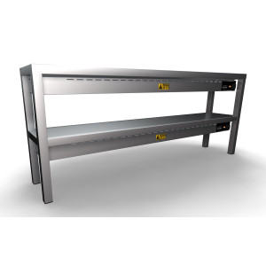 Ceramic Warming Shelf - 2 Levels - Combisteel | Professional Kitchen