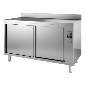 Verwarmde Kast met 2 Deuren en Achterwand - L 1600 x D 700 mm - CombiSteel