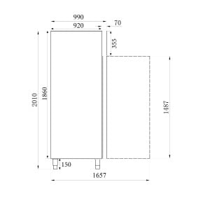 Armoire Pâtissière 600 x 800 - 737 L - CombiSteel