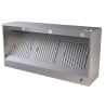 Complete Cubic Wall Hood - 2000 mm - With Motor, LED, and Dimmer - CombiSteel