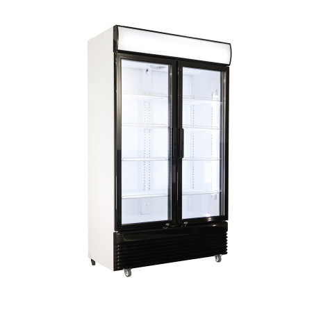 Armoire Réfrigérée Positive - 2 Portes Vitrées Coulissantes - 780 L - CombiSteel