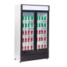 Refrigerated Beverage Display Case 2 Glass Doors - 750 L - CombiSteel