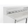 Refrigerated Pizza Cabinet with 3 Doors - CombiSteel: Optimal storage for pizza ingredients