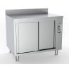 Heated Cabinet with Backsplash with 2 Doors - L 1800 x D 700 mm - CombiSteel